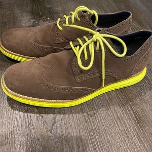 Cole Haan Suede Oxford Lunargrand- Size 9.5